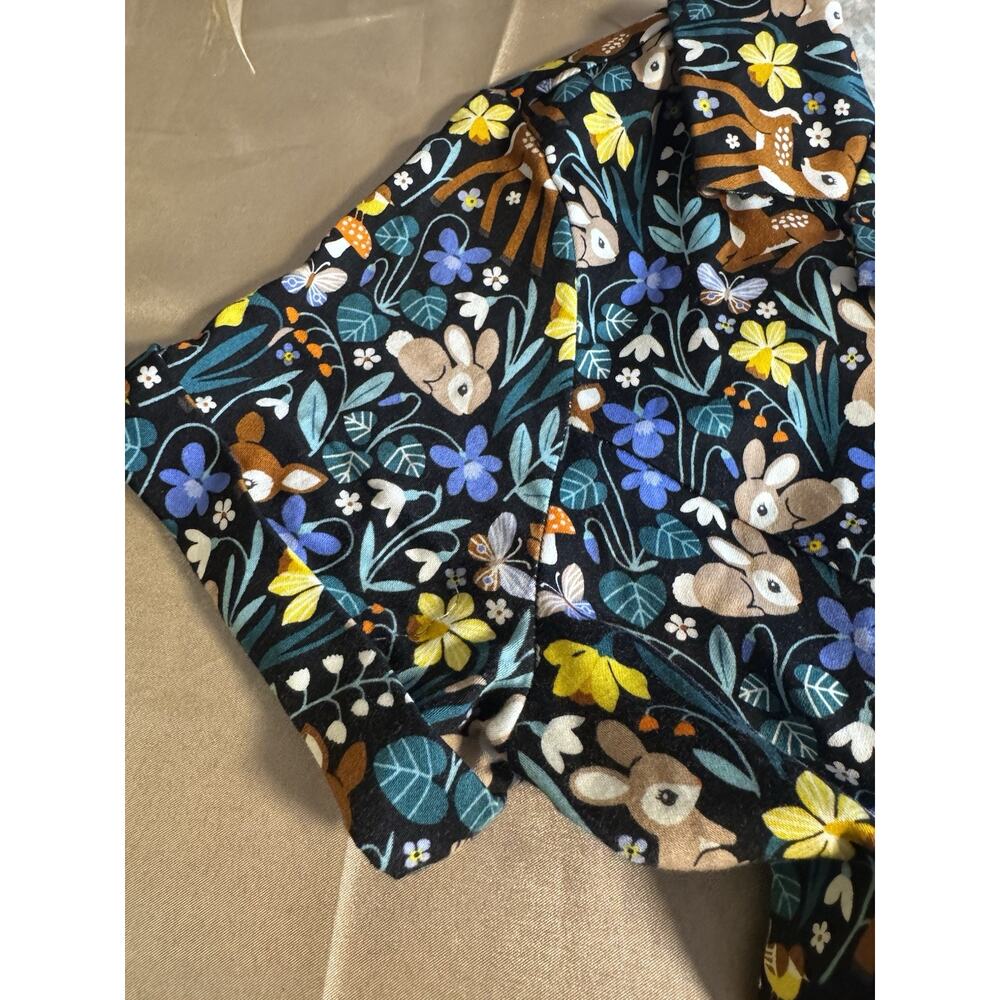 Whimsical Forrest Animal Print Dress Eva Rose Fairy Modcloth Rockabilly Whimsy - Picture 7 of 13